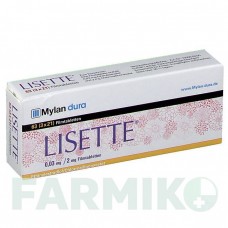ЛІЗЕТТ (LISETTE) 0,03 мг/2 мг таблетки 63 шт - Хлормадинон, Етинілестрадіол VIATRIS