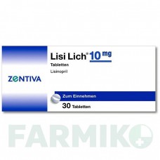 ЛИЗИЛИХ (LISILICH) 10 мг таблетки 30 шт - Лизиноприл ZENTIVA