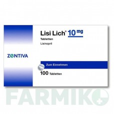 ЛИЗИЛИХ (LISILICH) 10 мг таблетки 100 шт - Лизиноприл ZENTIVA