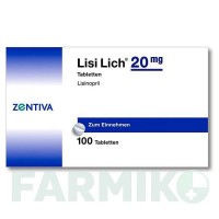 ЛІЗИЛІХ (LISILICH) 20 мг таблетки 100 шт - Лізиноприл ZENTIVA