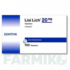 ЛИЗИЛИХ (LISILICH) 20 мг таблетки 100 шт - Лизиноприл ZENTIVA