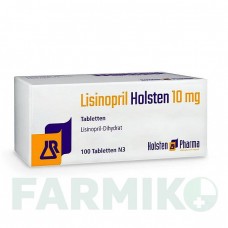 ЛИЗИНОПРИЛ (LISINOPRIL) 10 мг таблетки 100 шт - Лизиноприл HOLSTEN PHARMA