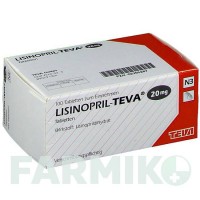 ЛИЗИНОПРИЛ (LISINOPRIL) 20 мг таблетки 100 шт - Лизиноприл TEVA