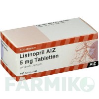 ЛИЗИНОПРИЛ (LISINOPRIL) 5 мг таблетки 100 шт - Лизиноприл ABZ PHARMA