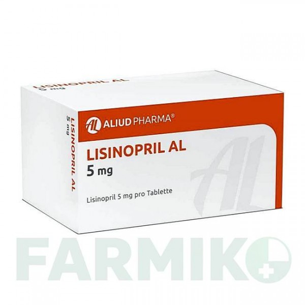 ЛИЗИНОПРИЛ (LISINOPRIL) 5 мг таблетки 100 шт - Лизиноприл ALIUD PHARMA