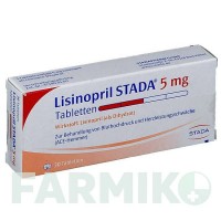ЛИЗИНОПРИЛ (LISINOPRIL) 5 мг таблетки 30 шт - Лизиноприл STADAPHARM