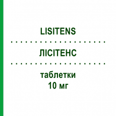 ЛІСІТЕНС (LISITENS) 10 мг таблетки 28 шт - Лерканідипін EG