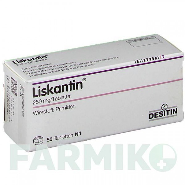 ЛИСКАНТИН (LISKANTIN) таблетки 50 шт - Примидон DESITIN