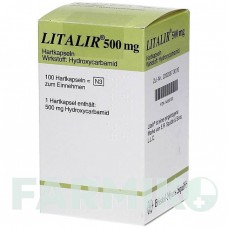 ЛИТАЛИР (LITALIR) 500 мг капсулы 100 шт - Гидроксикарбамид ABACUS MEDICINE