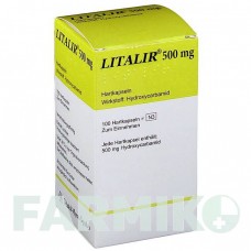 ЛИТАЛИР (LITALIR) 500 мг капсулы 100 шт - Гидроксикарбамид BB FARMA
