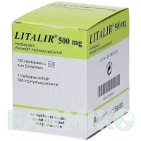 ЛИТАЛИР (LITALIR) 500 мг капсулы 100 шт - Гидроксикарбамид CHEPLAPHARM