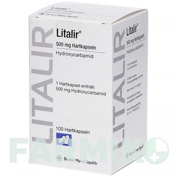 ЛИТАЛИР (LITALIR) 500 мг капсулы 100 шт - Гидроксикарбамид ORIFARM