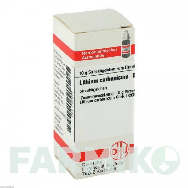 ЛИТИУМ КАРБОНИКУМ (LITHIUM CARBONICUM) D 200 глобули 10 г - Гомеопатия DHU