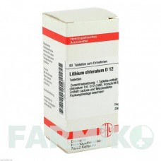 ЛИТИУМ ХЛОРАТУМ (LITHIUM CHLORATUM) D 12 таблетки 80 шт - Гомеопатия DHU