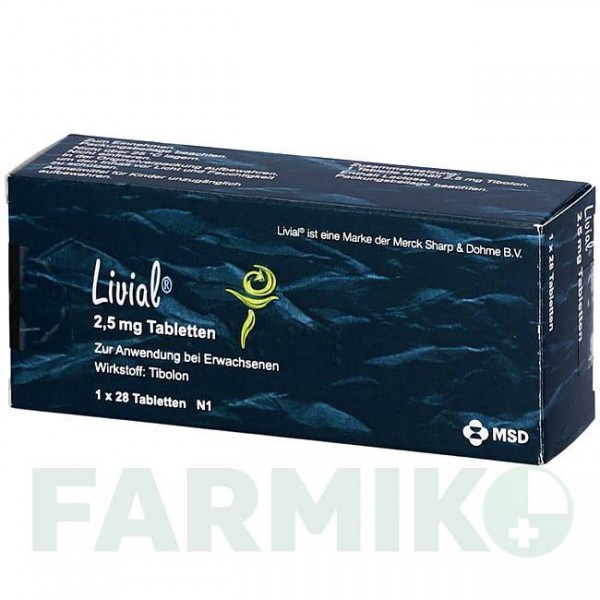 ЛИВИАЛ (LIVIAL) таблетки 1x28 шт - Тиболон EMRA-MED