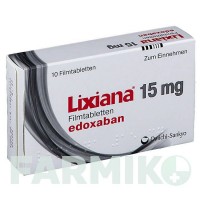 ЛИКСИАНА (LIXIANA) 15 мг таблетки 10 шт - Эдоксабан DAIICHI SANKYO
