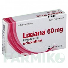 ЛІКСІАНА (LIXIANA) 60 мг таблетки 10 шт - Едоксабан DAIICHI SANKYO
