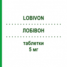 ЛОБІВОН (LOBIVON) 5 мг таблетки 28 шт - Небіволол MENARINI