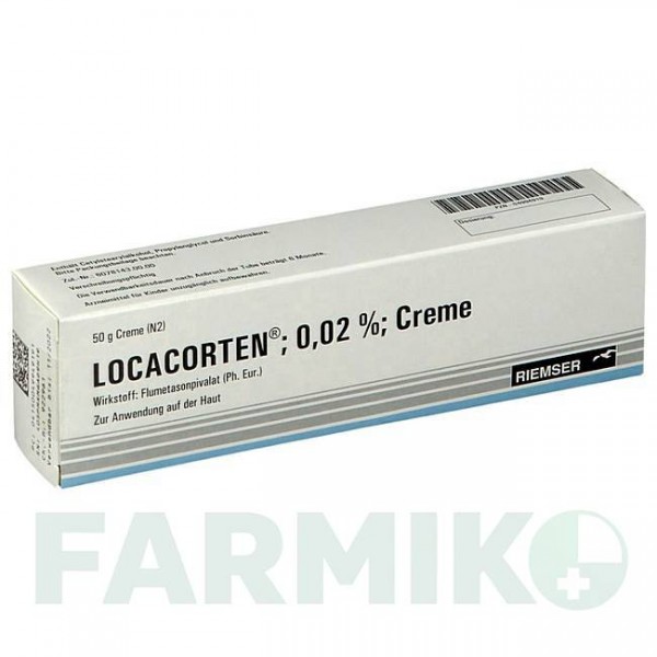 ЛОКАКОРТЕН (LOCACORTEN) крем 50 г - Флуметазон ESTEVE PHARMACEUTICALS
