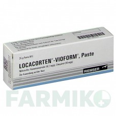 ЛОКАКОРТЕН (LOCACORTEN) паста 25 г - Флуметазон, Антисептик ESTEVE PHARMACEUTICALS