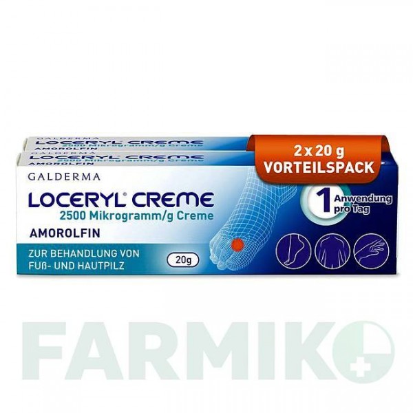 ЛОЦЕРИЛ (LOCERYL) крем 2x20 г - Аморолфин GALDERMA