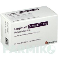 ЛОГІМАКС (LOGIMAX) таблетки 98 шт - Метопролол, Фелодипін ACA MULLER-ADAG PHARMA