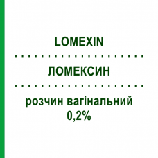 ЛОМЕКСИН (LOMEXIN) 0,2% розчин вагінальний 5 шт 150 мл - Фентиконазол RECORDATI