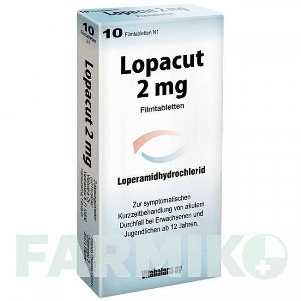ЛОПАКУТ (LOPACUT) 2 мг таблетки 10 шт - Лоперамид BLANCO PHARMA