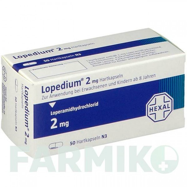 ЛОПЕДИУМ (LOPEDIUM) капсулы 50 шт - Лоперамид HEXAL