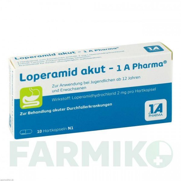 ЛОПЕРАМИД (LOPERAMID) капсулы 10 шт - Лоперамид 1 A PHARMA