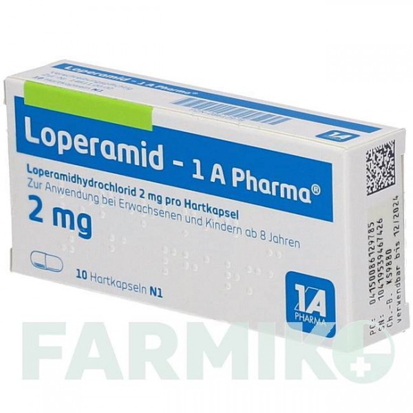 ЛОПЕРАМИД (LOPERAMID) капсулы 10 шт - Лоперамид 1 A PHARMA