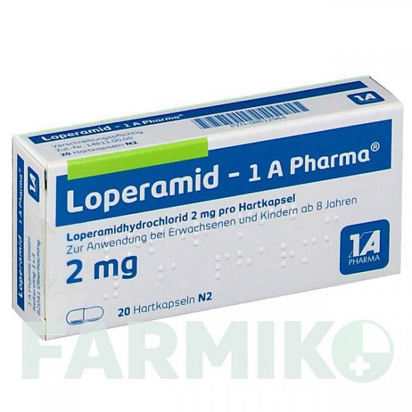ЛОПЕРАМІД (LOPERAMID) капсули 20 шт - Лоперамід 1 A PHARMA