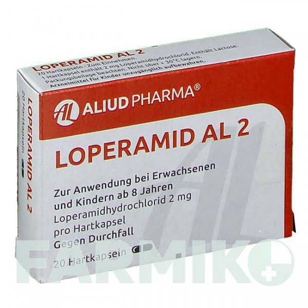 ЛОПЕРАМИД (LOPERAMID) 2 капсулы 20 шт - Лоперамид ALIUD PHARMA