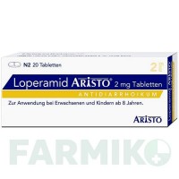 ЛОПЕРАМІД (LOPERAMID) 2 мг таблетки 20 шт - Лоперамід ARISTO PHARMA