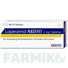 ЛОПЕРАМИД (LOPERAMID) 2 мг таблетки 20 шт - Лоперамид ARISTO PHARMA