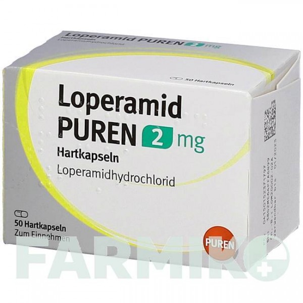 ЛОПЕРАМИД (LOPERAMID) 2 мг капсулы 10 шт - Лоперамид PUREN PHARMA