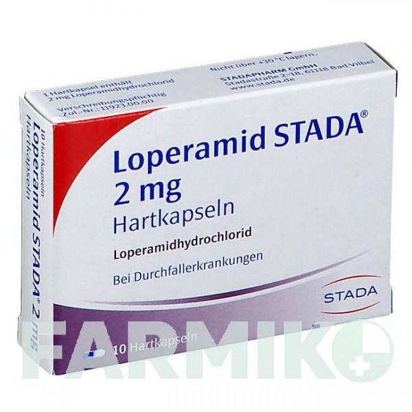 ЛОПЕРАМІД (LOPERAMID) 2 мг капсули 10 шт - Лоперамід STADAPHARM