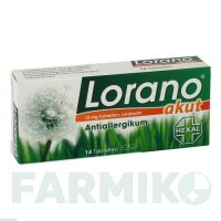 ЛОРАНО (LORANO) таблетки 14 шт - Лоратадин HEXAL