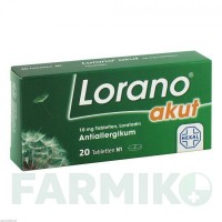 ЛОРАНО (LORANO) таблетки 20 шт - Лоратадин HEXAL