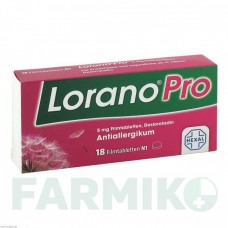 ЛОРАНОПРО (LORANOPRO) 5 мг таблетки 18 шт - Дезлоратадин HEXAL
