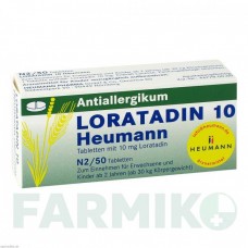 ЛОРАТАДИН (LORATADIN) 10 таблетки 50 шт - Лоратадин HEUMANN PHARMA