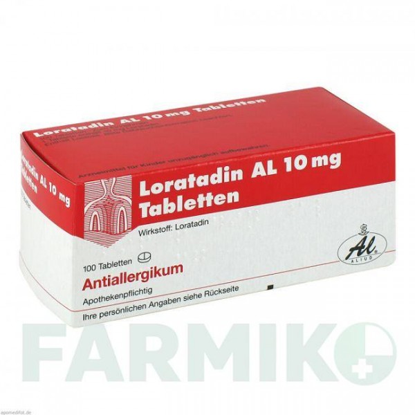 ЛОРАТАДИН (LORATADIN) 10 мг таблетки 100 шт - Лоратадин ALIUD PHARMA