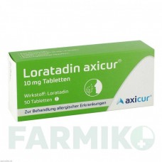 ЛОРАТАДИН (LORATADIN) 10 мг таблетки 50 шт - Лоратадин AXICORP PHARMA