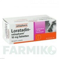 ЛОРАТАДИН (LORATADIN) 10 мг таблетки 100 шт - Лоратадин RATIOPHARM