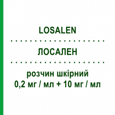 ЛОСАЛЕН (LOSALEN) 0,2 мг/мл + 10 мг/мл раствор кожный 30 мл - Флуметазон ADVANZ PHARMA