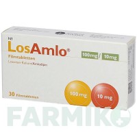 ЛОЗАМЛО (LOSAMLO) 100 мг/10 мг таблетки 30 шт - Лозартан, Амлодипін APONTIS PHARMA