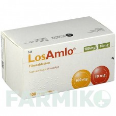 ЛОЗАМЛО (LOSAMLO) 100 мг/10 мг таблетки 100 шт - Лозартан, Амлодипін APONTIS PHARMA