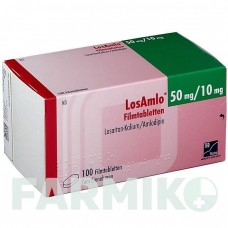 ЛОЗАМЛО (LOSAMLO) 50 мг/10 мг таблетки 100 шт - Лозартан, Амлодипін APONTIS PHARMA
