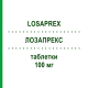 ЛОЗАПРЕКС (LOSAPREX) 100 мг таблетки 28 шт - Лозартан ALFASIGMA