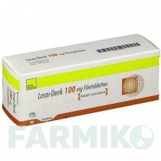 ЛОСАР (LOSAR) 100 мг таблетки 98 шт - Лозартан DENK PHARMA